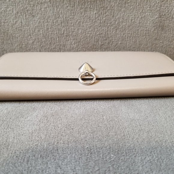 Grey Dot Com By The Way Long Continental Leather Wallet. - Picture 7 of 11